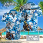 Detroit Lions NFL Printed Hawaiian Shirt Custom Gift