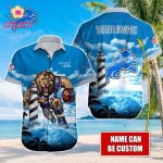 Detroit Lions NFL Printed Hawaiian Shirt Custom Gift
