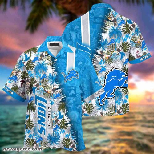 Detroit Lions Nfl Summer Beach Hawaiian Shirt