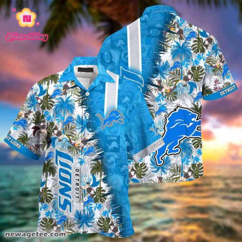 Detroit Lions Nfl Summer Beach Hawaiian Shirt