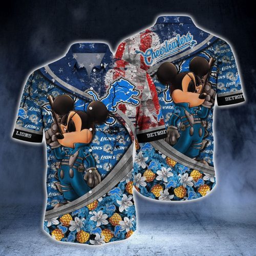 Detroit Lions NFLaloha shirt,vintage hawaiian shirts,hawaiian shirts for men