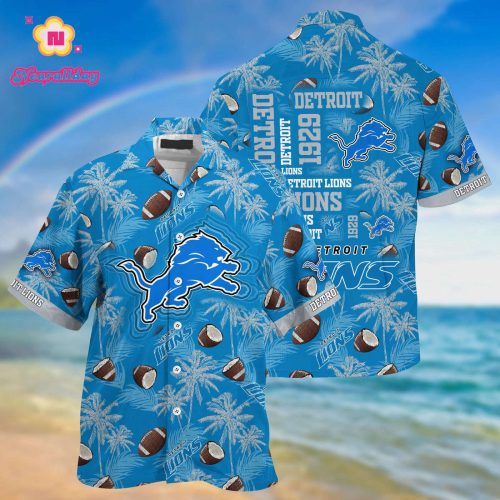 Detroit Lions NFLHawaii Shirt New Gift For Summer Gift