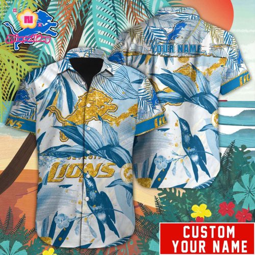 Detroit Lions NFLHawaiian shirt Custom Gift
