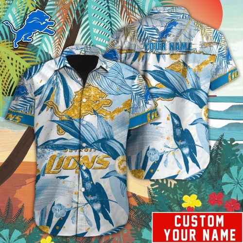 Detroit Lions NFLHawaiian shirt Custom Gift