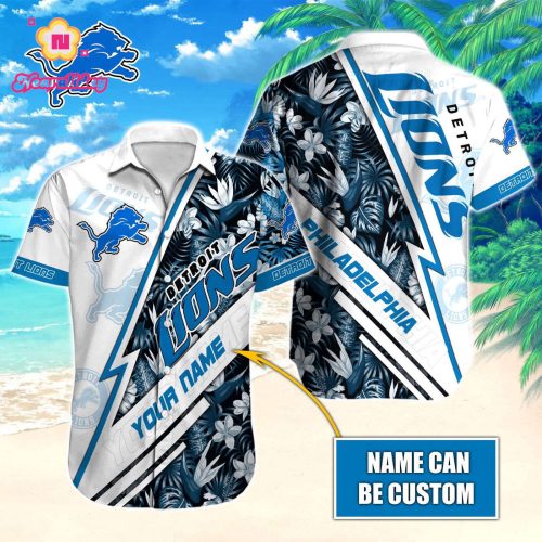 Detroit Lions NFLHawaiian shirt Custom Gift