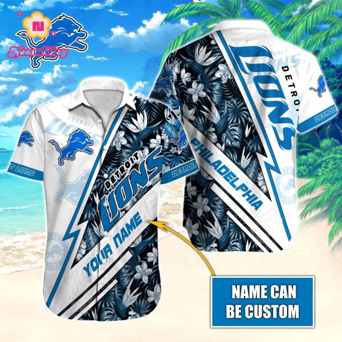 Detroit Lions NFLHawaiian shirt Custom Gift