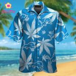 Detroit Lions Short Sleeve Button Up Tropical Aloha Hawaiian Shirt Set for Men Women Kids Gift