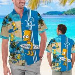 Detroit Lions Simpsons Name Personalized Short Sleeve Button Up Tropical Aloha Hawaiian Shirt Set for Men Women Kids Detroit Lions Simpsons Name Personalized Short Sleeve Button Up Tropical Aloha Hawaiian Shirt Set for Men Women Kids
