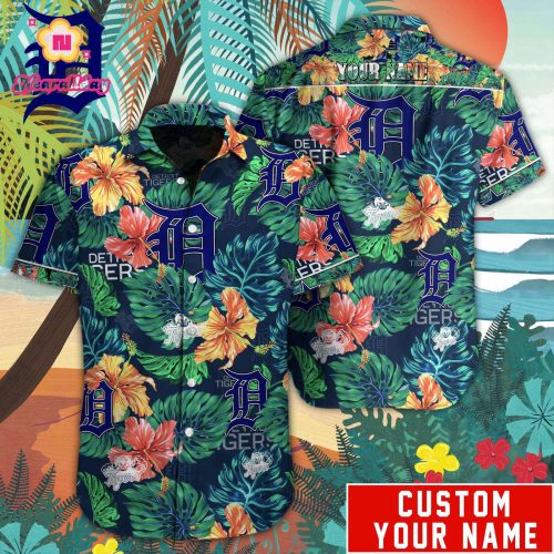 Detroit Tigers MLB Custom Hawaiian Shirt Officially Licensed M-38778