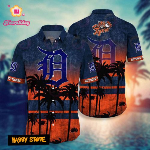 Detroit Tigers MLB Hawaiian Shirt - Official Team Merchandise