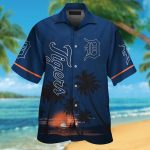 Detroit Tigers Hawaiian Shirt Set – Short Sleeve Button Up Aloha Print for Men and Women – Perfect Fan Gift