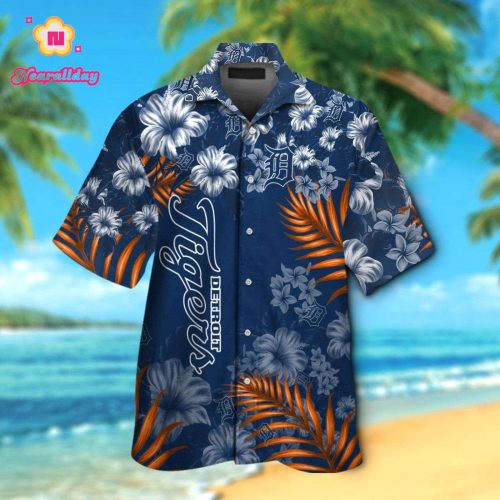 Detroit Tigers Tropical Aloha Hawaiian Shirt Set for Men Women Kids – MTE03