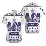 Funny Ugly Christmas Gnomes Dallas Cowboys 3D Hawaiian Shirt