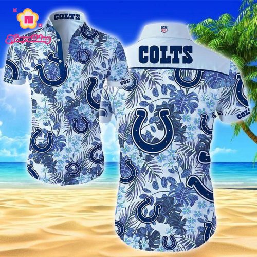 Great Indianapolis Colts Hawaiian Shirt For Hot Fans