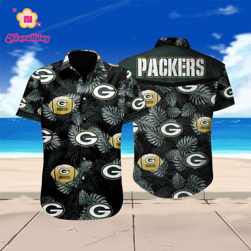 Green Bay Packers Hawaiian Aloha Shirt Gift Gift