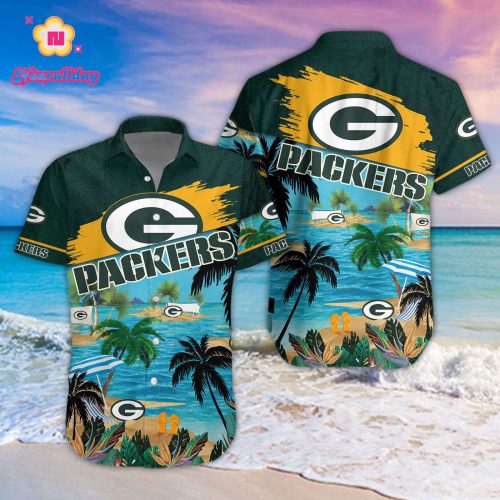 Green Bay Packers Hawaiian shirt