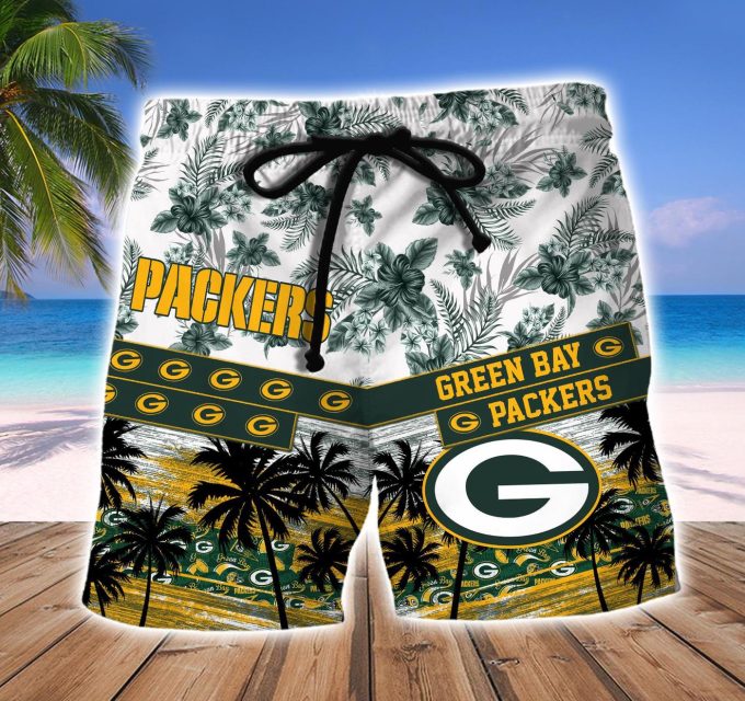 Green Bay Packers Hawaiian Shirt And Beach Short – Gift for Men Women