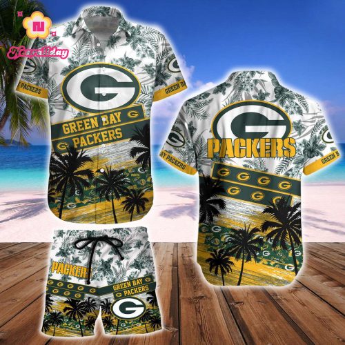 Green Bay Packers Hawaiian Shirt And Beach Short – Gift for Men Women