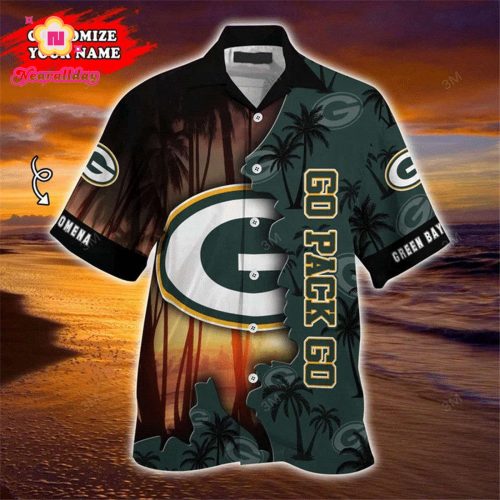 Green Bay Packers Hawaiian Shirt Customize Your Name