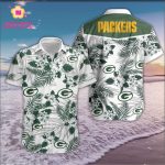 Green Bay Packers Hawaiian Shirts Tropical Button Up