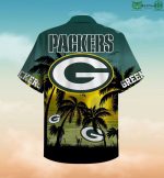 Green Bay Packers NFL NFL Palm Sunset Hawaiian Shirt