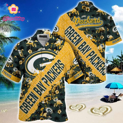 Green Bay Packers NFL Trending Summer Hawaiian Shirt With Tropical Patterns