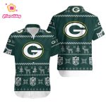 Green Bay Packers Ugly Sweatshirt Christmas Allover Print Hawaiian Shirt