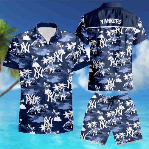 New York Yankees Hawaiian Shirt – Tropical Flower Aloha Shirt for Summer 2023 – ZX09925