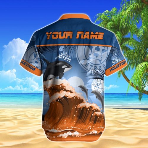 Official Houston Astros MLB Hawaiian Shirt Custom T-38177