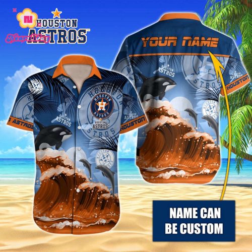 Official Houston Astros MLB Hawaiian Shirt Custom T-38177