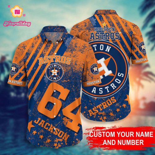 Custom Houston Astros MLB Hawaiian Shirt – Personalized Fan Gear for Baseball Fans