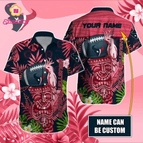 Houston Texans NFL Printed Hawaiian Shirt Custom Gift