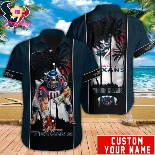 Houston Texans NFL Printed Hawaiian Shirt Custom Gift