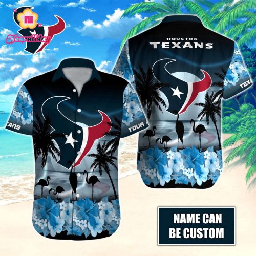 Houston Texans NFL Printed Hawaiian Shirt Custom Gift
