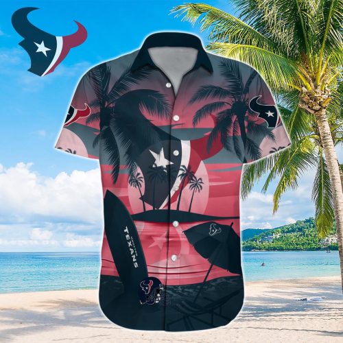 Houston Texans NFL Printed Hawaiian Shirt Custom Gift