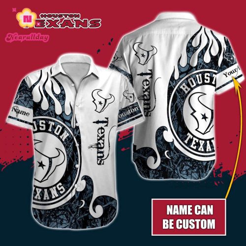 Houston Texans NFL Printed Hawaiian Shirt Custom Gift