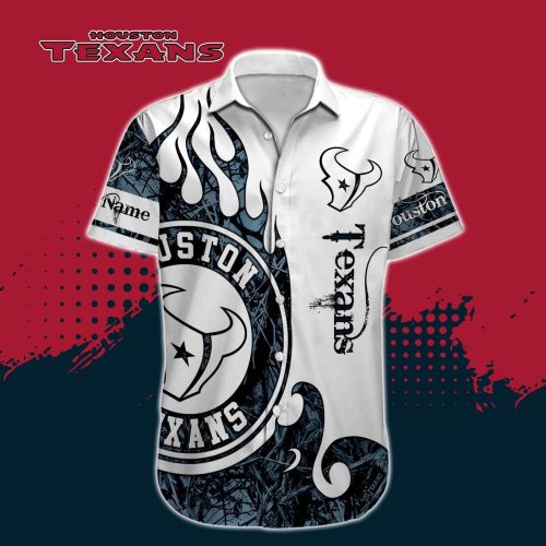 Houston Texans NFL Printed Hawaiian Shirt Custom Gift