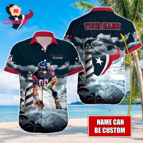 Houston Texans NFL Printed Hawaiian Shirt Custom Gift