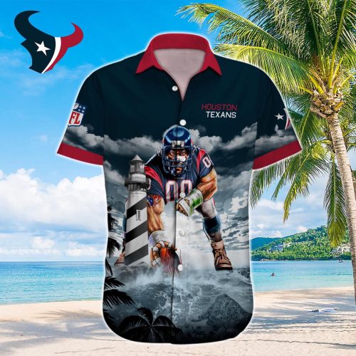 Houston Texans NFL Printed Hawaiian Shirt Custom Gift