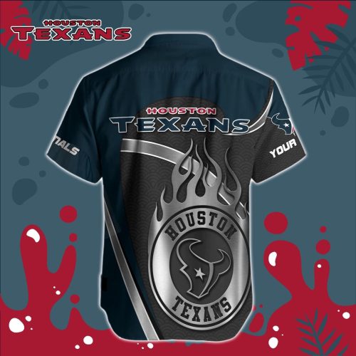 Houston Texans NFL Printed Hawaiian Shirt Custom Gift