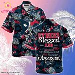 Houston Texans Nfl Summer Beach Hawaiian Shirt Stress Blessed Obsessed Houston Texans Nfl Summer Beach Hawaiian Shirt Stress Blessed Obsessed