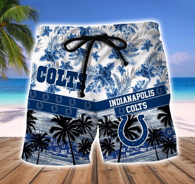 Indianapolis Colts Hawaiian Shirt And Beach Short – Gift for Men Women