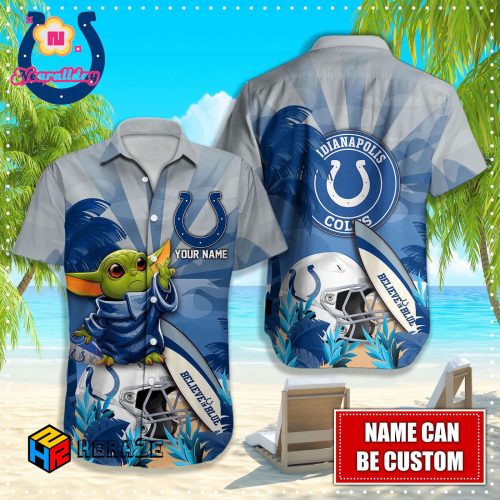 Indianapolis Colts Nfl Custom Hawaiian Shirt
