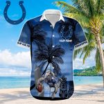 Indianapolis Colts NFL Printed Hawaiian Shirt Custom Gift