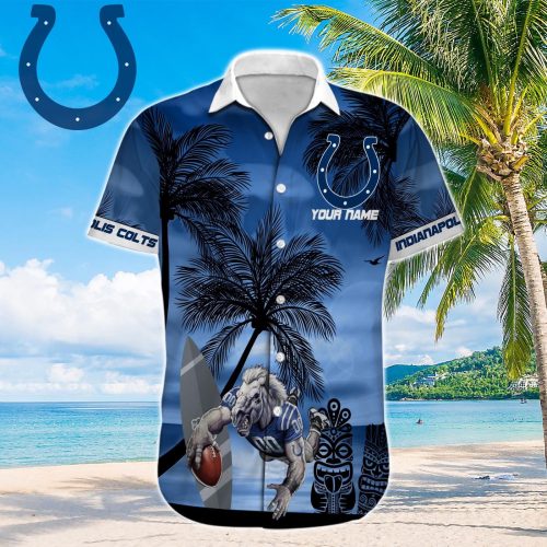 Indianapolis Colts NFL Printed Hawaiian Shirt Custom Gift