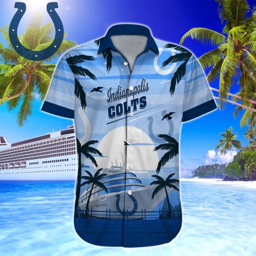 Indianapolis Colts NFL Printed Hawaiian Shirt Custom Gift