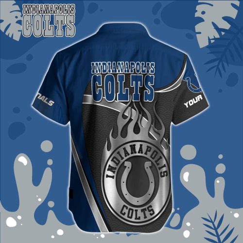 Indianapolis Colts NFL Printed Hawaiian Shirt Custom Gift