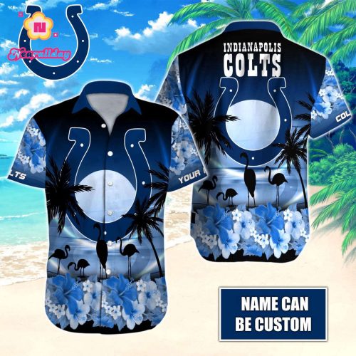 Indianapolis Colts NFL Printed Hawaiian Shirt Custom Gift