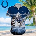 Indianapolis Colts NFL Printed Hawaiian Shirt Custom Gift