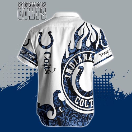 Indianapolis Colts NFL Printed Hawaiian Shirt Custom Gift
